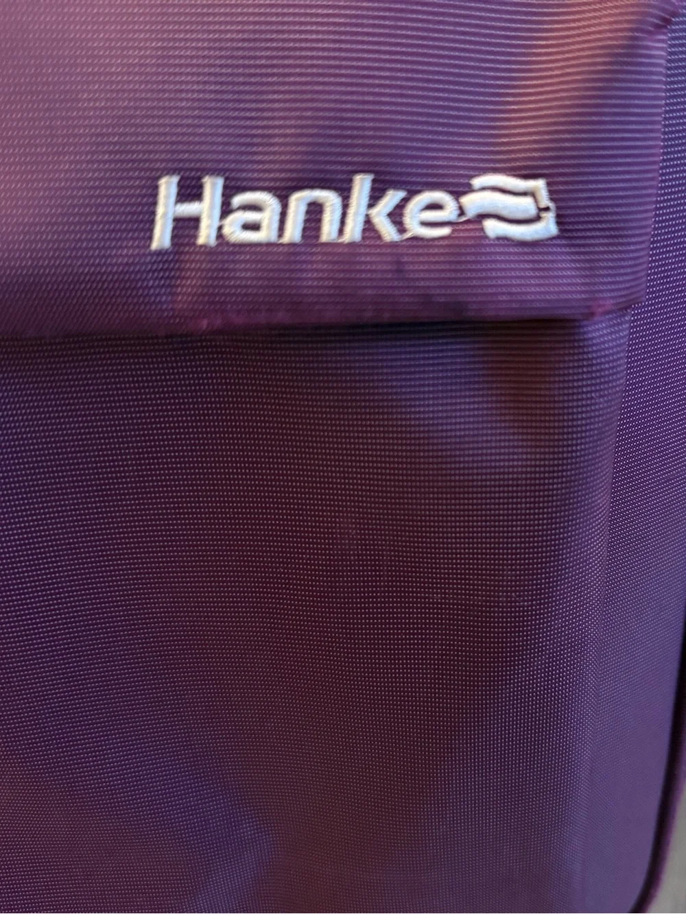 Hanke 16” Underseat Carry-On Luggage Small Softside Suitcase with Wheels Purple